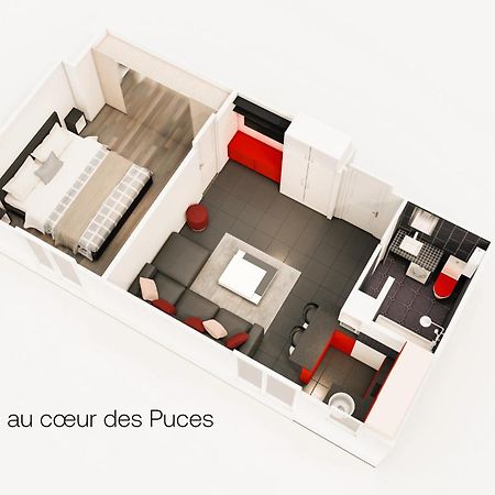 Marche Aux Puces De Saint-Ouen Lägenhet Exteriör bild